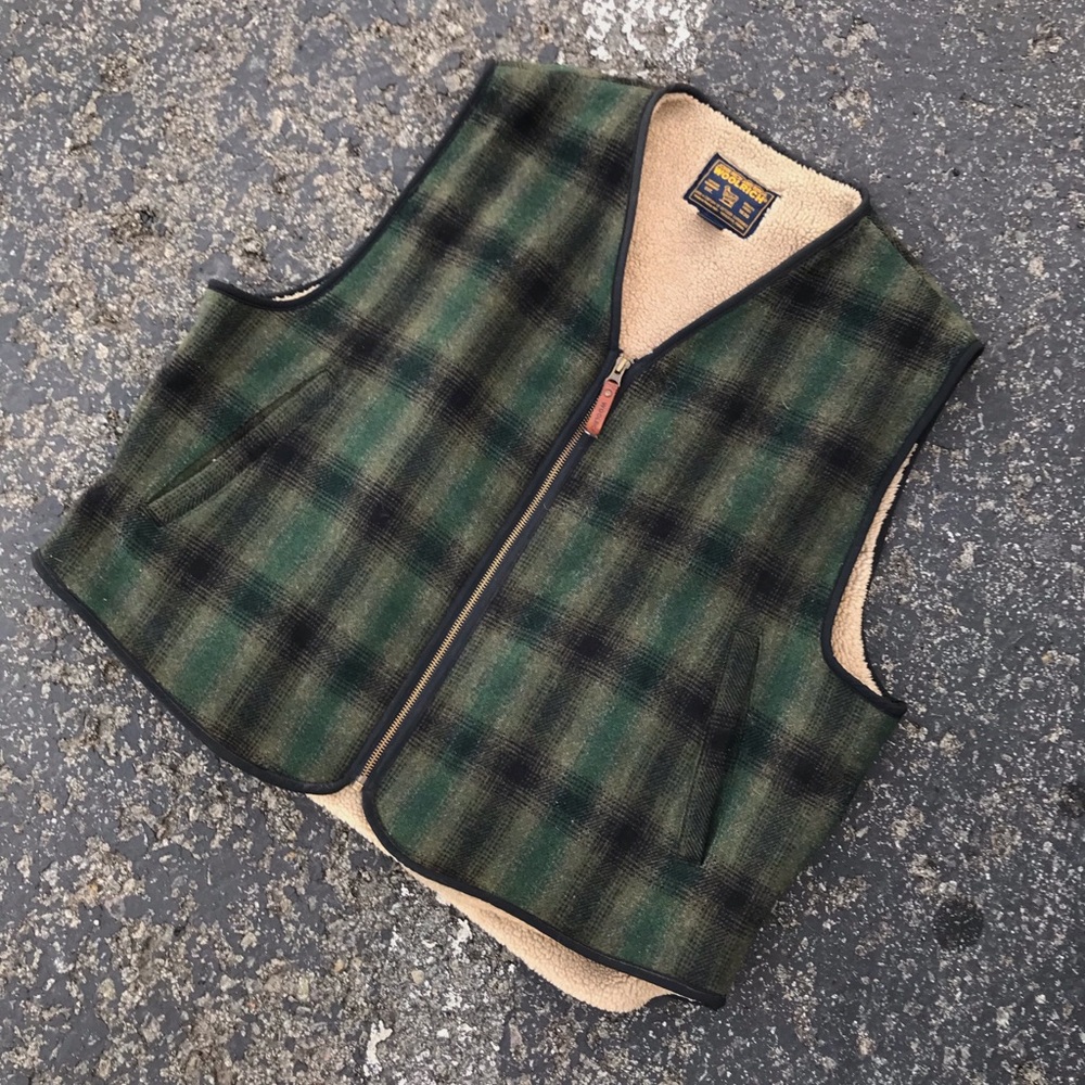 Vintage Woolrich Plaid Vest